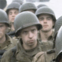 PFC Delancey in Saving Private Ryan